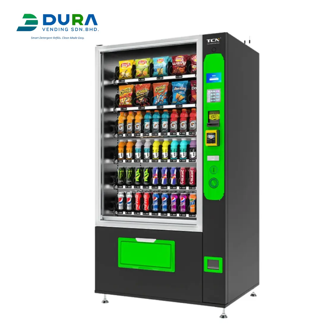 Combo Multi Purpose Vending Machine 10G Right Side by Dura Vending