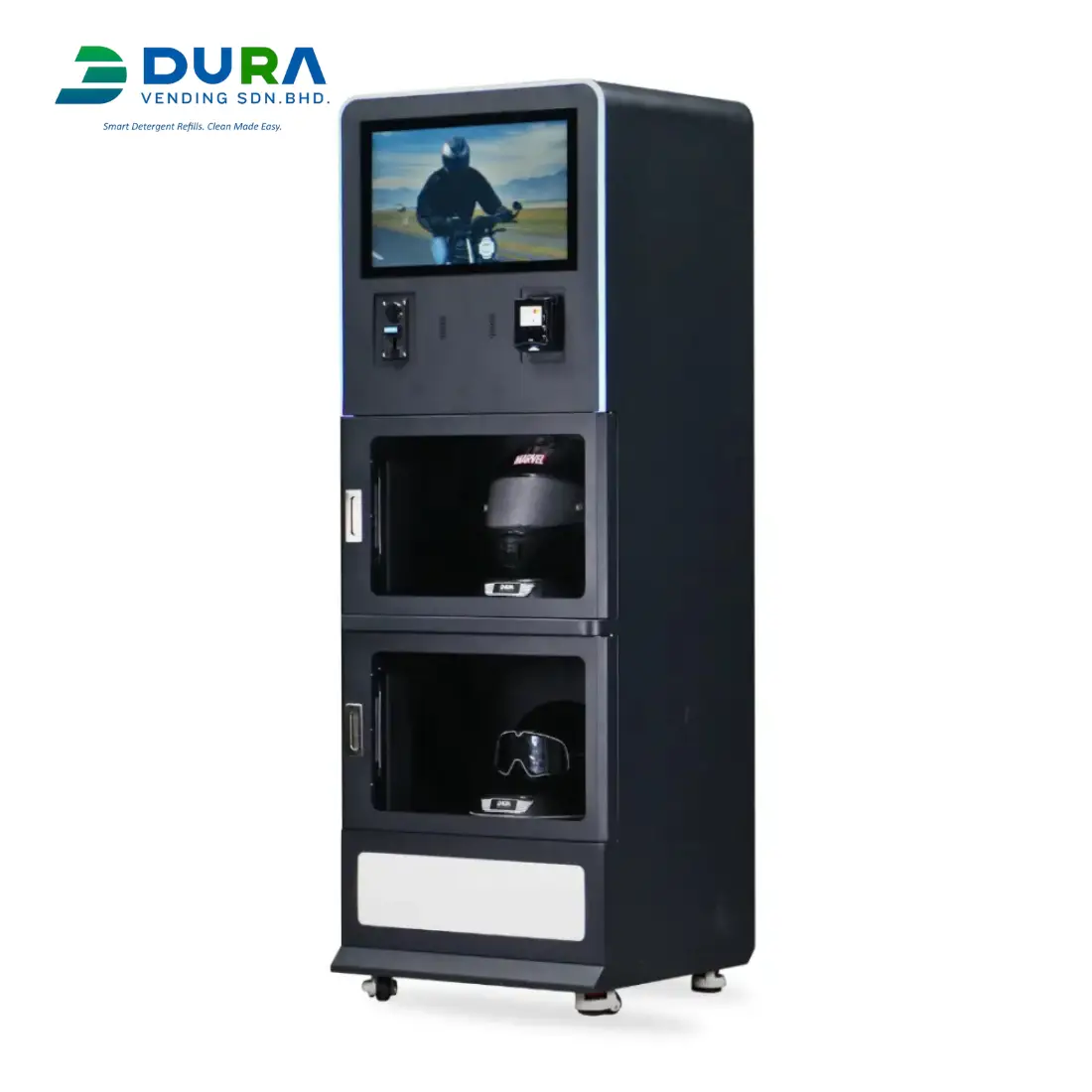 Helmet Cleaning Machine right side (HCVM-2) by Dura Vending