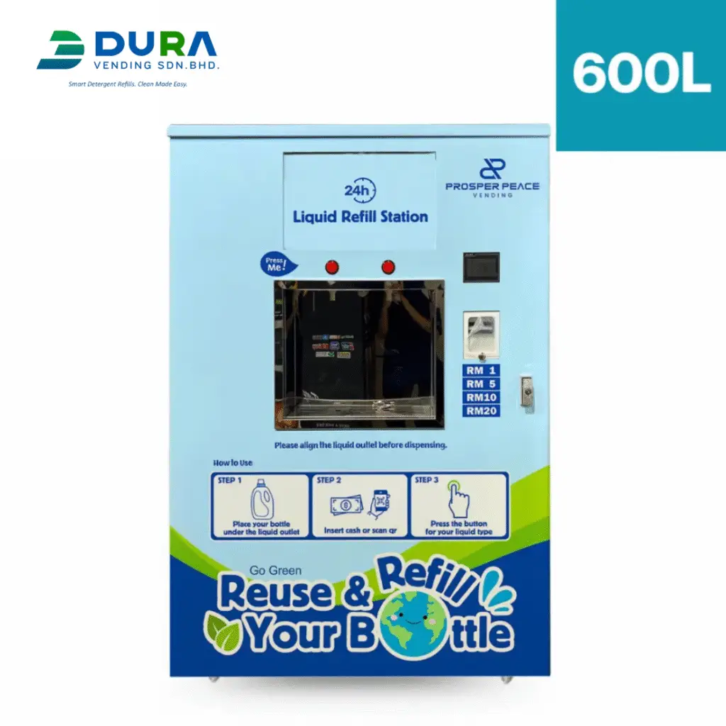 Sabun Detergent Vending Machine 4 Nozzle